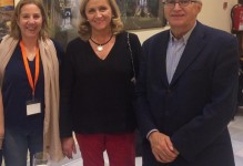 Dolores Gallardo, Sagrario Páez y Nemesio Rodríguez