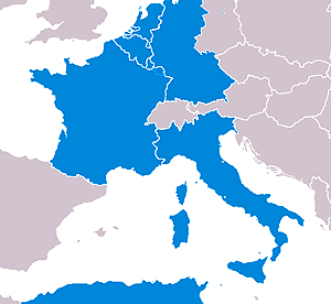 Estados fundadores de la CECA, origen de la Unión.